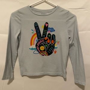 🔥3 for $15🔥 Old Navy Long Sleeve Graphic Tee